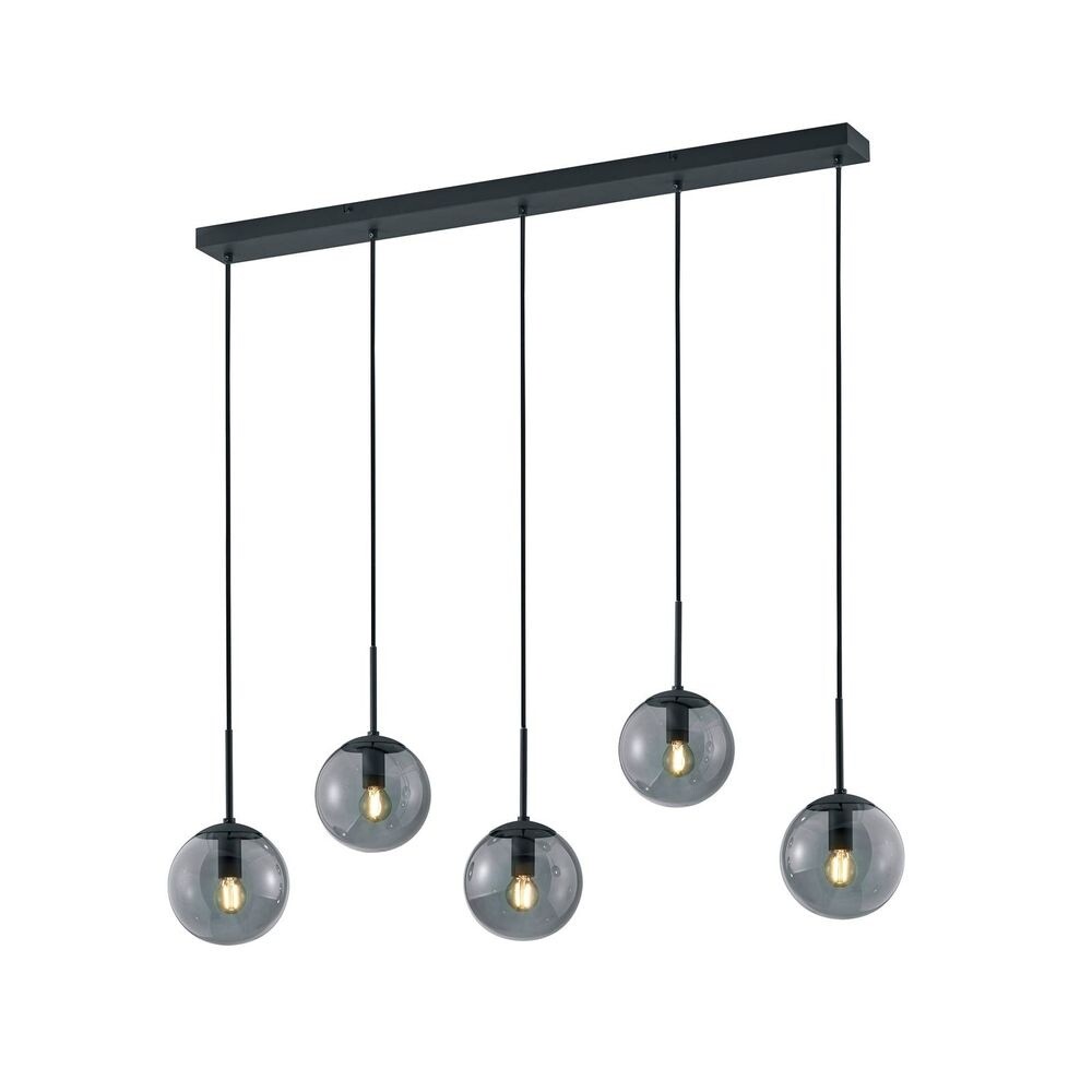 Lindby – Wynoa 5 Taklampa Anthracite/Smoke Lindby