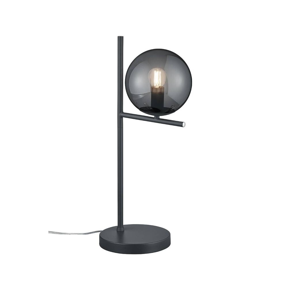 Lindby – Denva Bordlampe Anthracite/Smoke Lindby