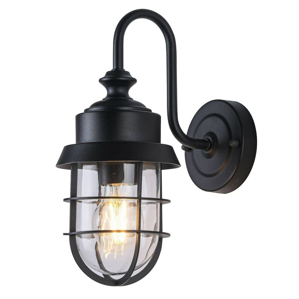 Lindby – Rellidia Utomhus Vägglampa Black Lindby