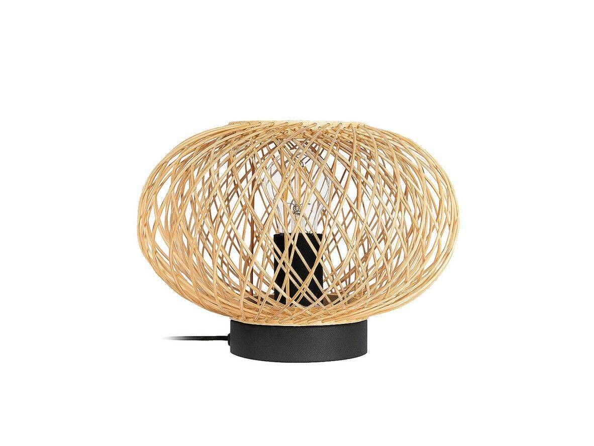 Lindby – Solvira Bordslampa Bamboo/Black