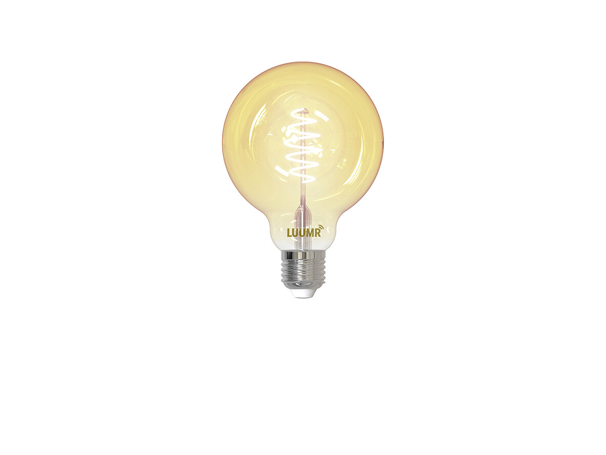 Luumr – Päronlampa 4,9W G95 WLAN E27 Amber