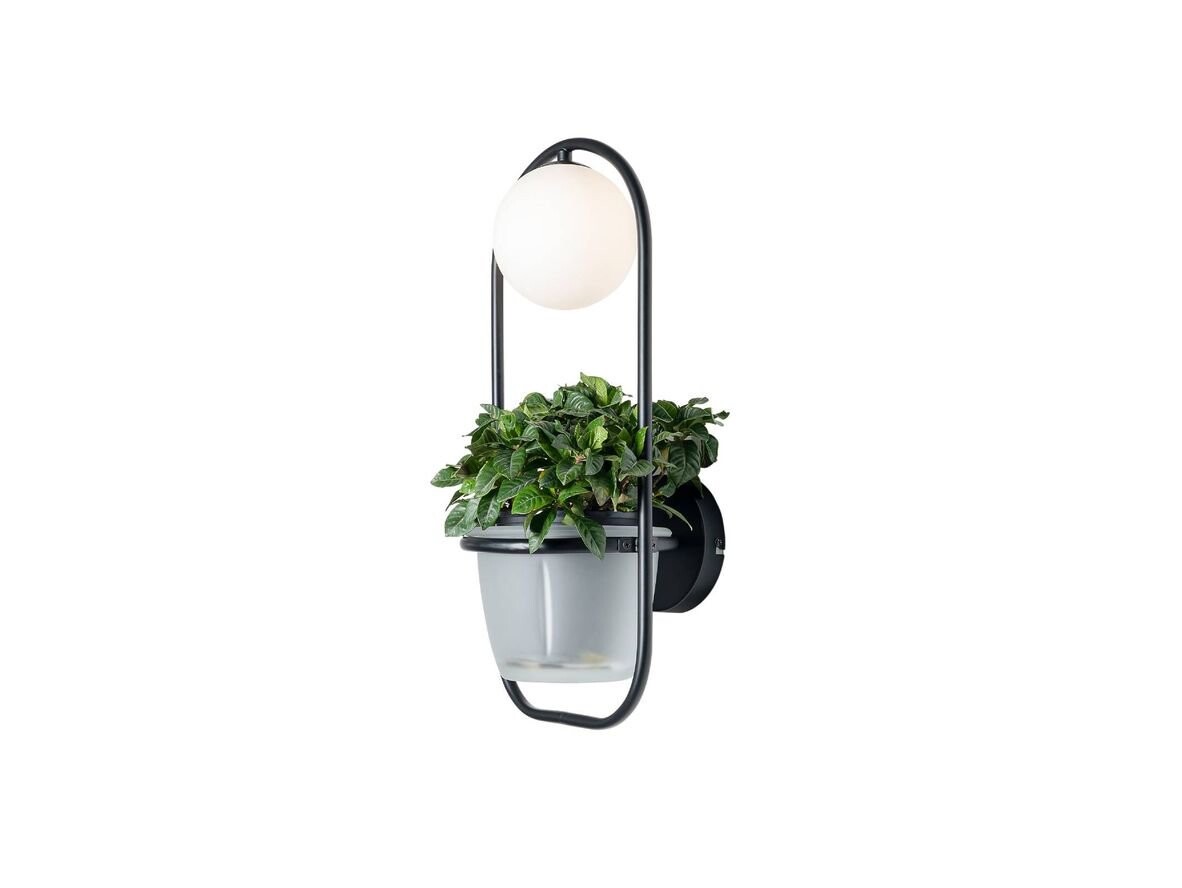 Lindby – Orna Vägglampa Black/Opal