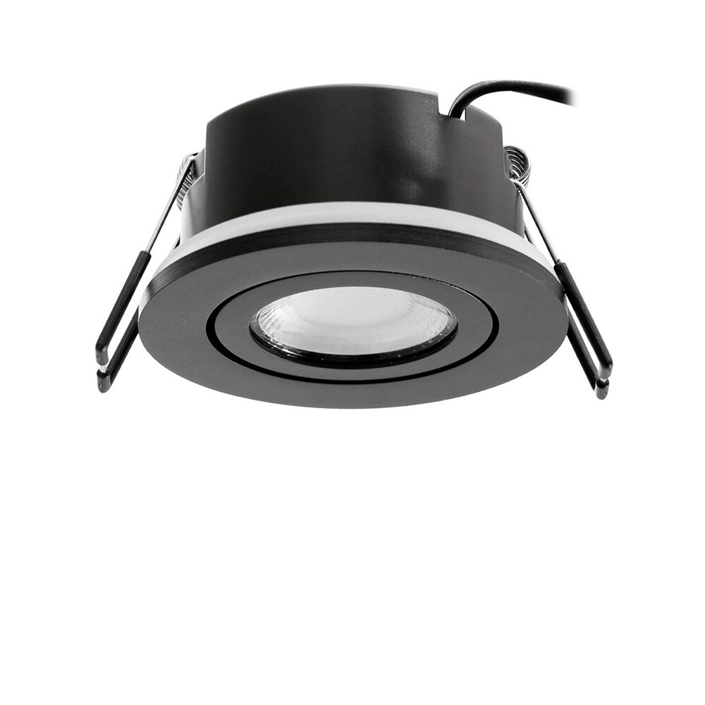 Arcchio – Eliar LED Inbyggningsspot IP65 Svart