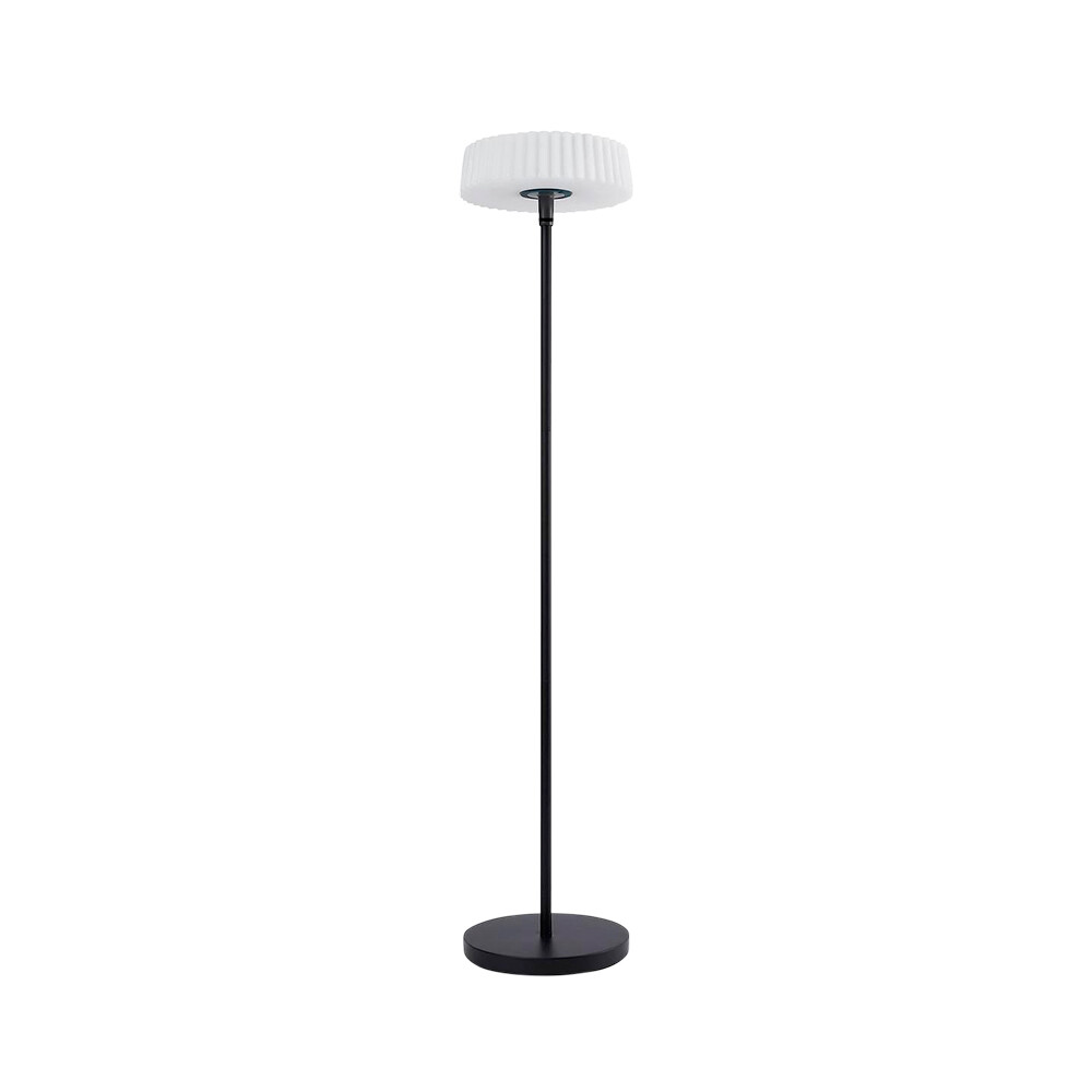 Lindby – Samine Portable Solcell Golvlampa Dim. Svart