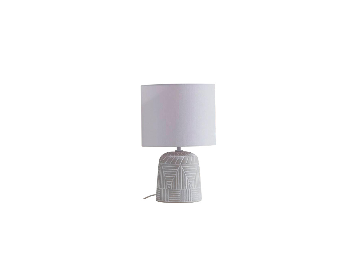 Lindby – Thalassia Bordslampa Ø26 Grey/White