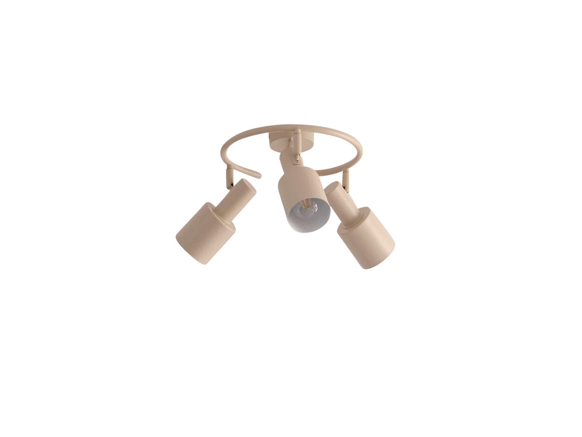 Lindby – Ovelia 3 Round Plafond Beige