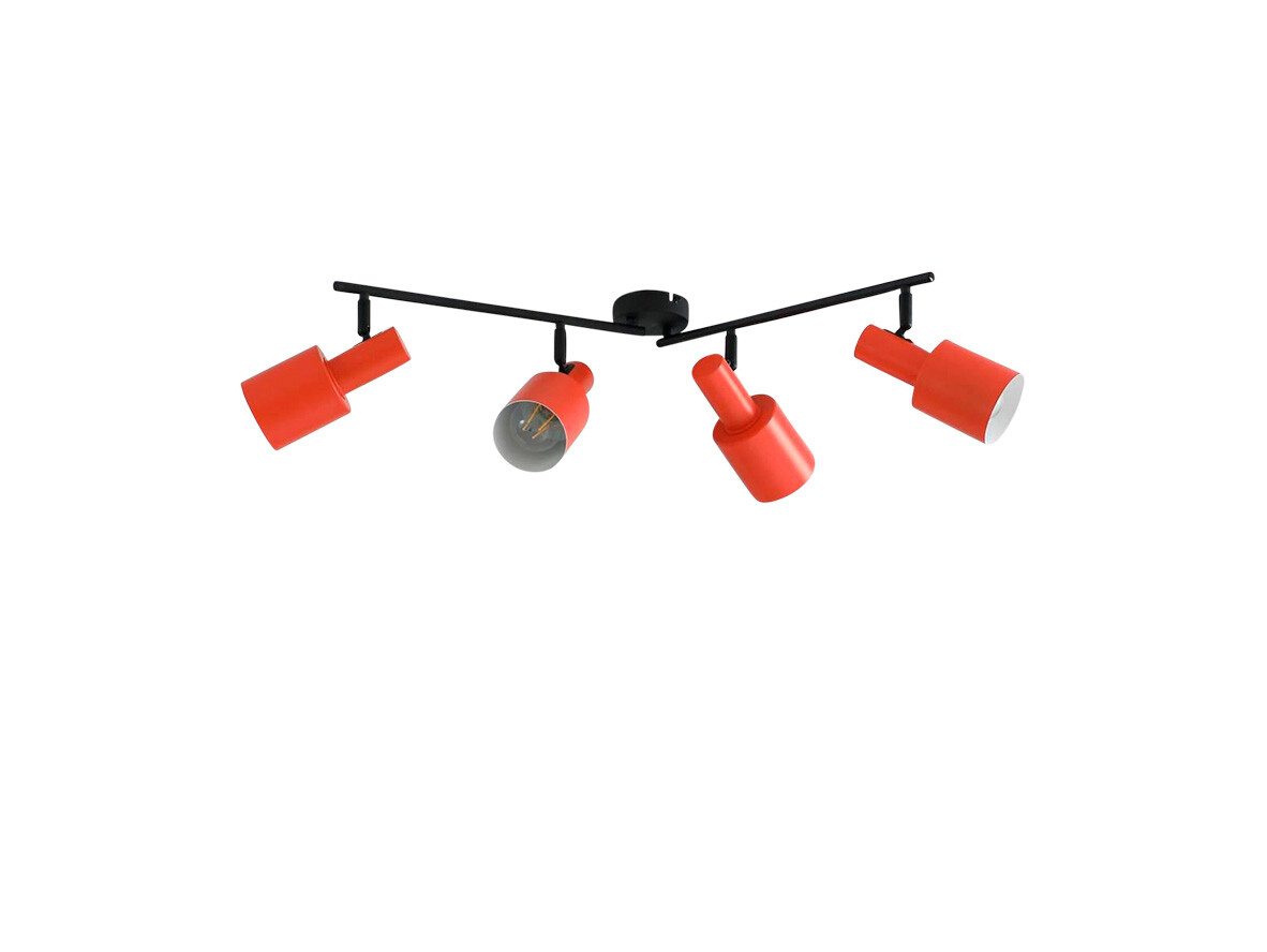 Lindby – Ovelia 4 Plafond Orange/Black