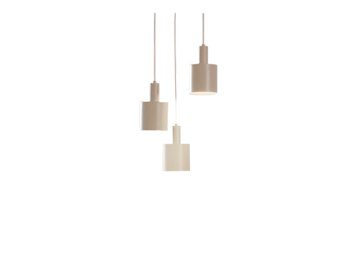 Lindby – Ovelia 3 Round Taklampa Beige Lindby