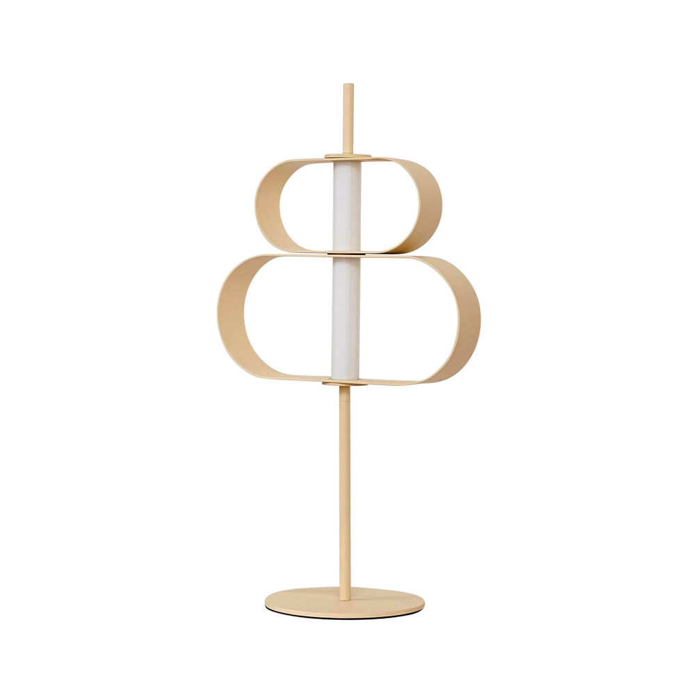 Lucande – Audrina LED Bordslampa Dim. Beige