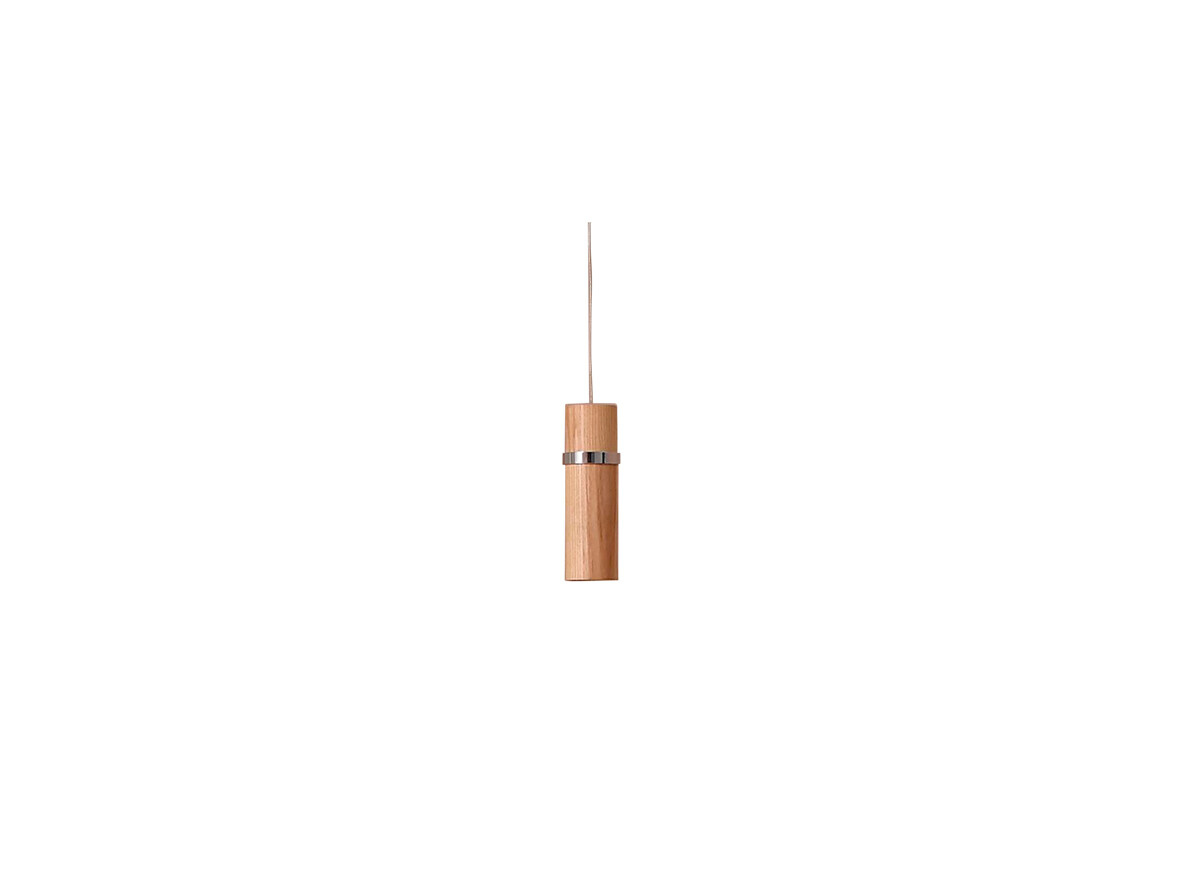 Lucande – Nojus LED Taklampa Wood/Chrome