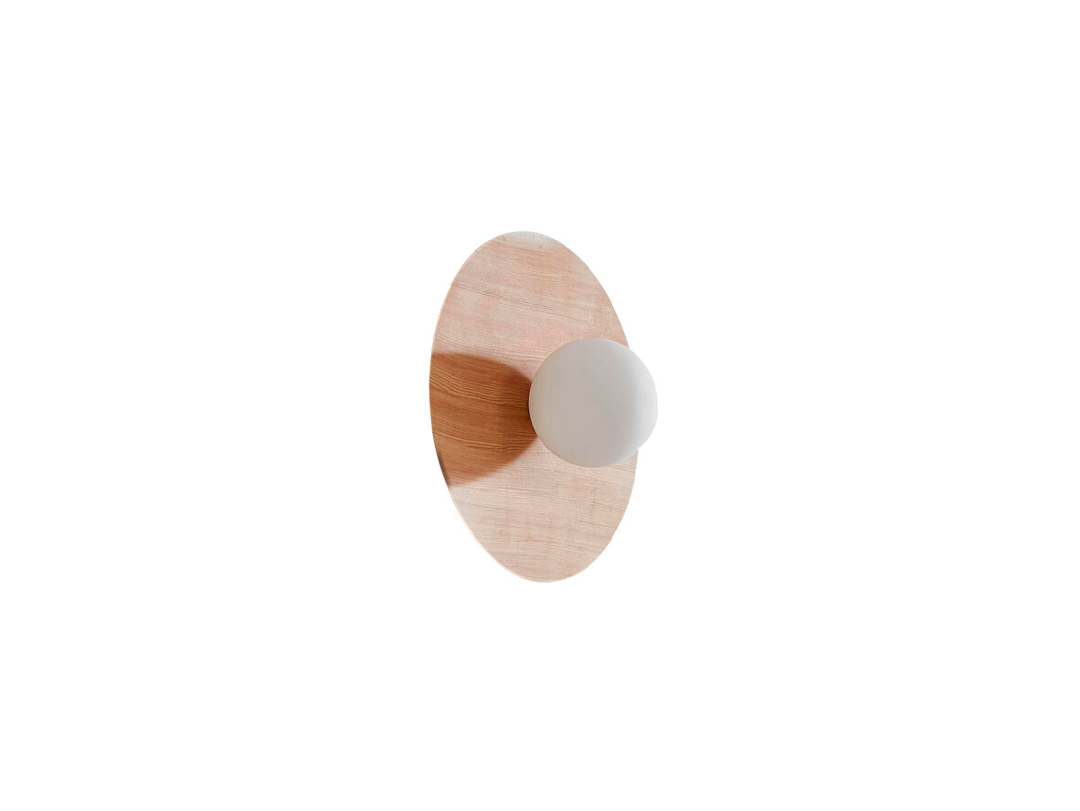 Lindby – Zain Vägglampa Wood/White