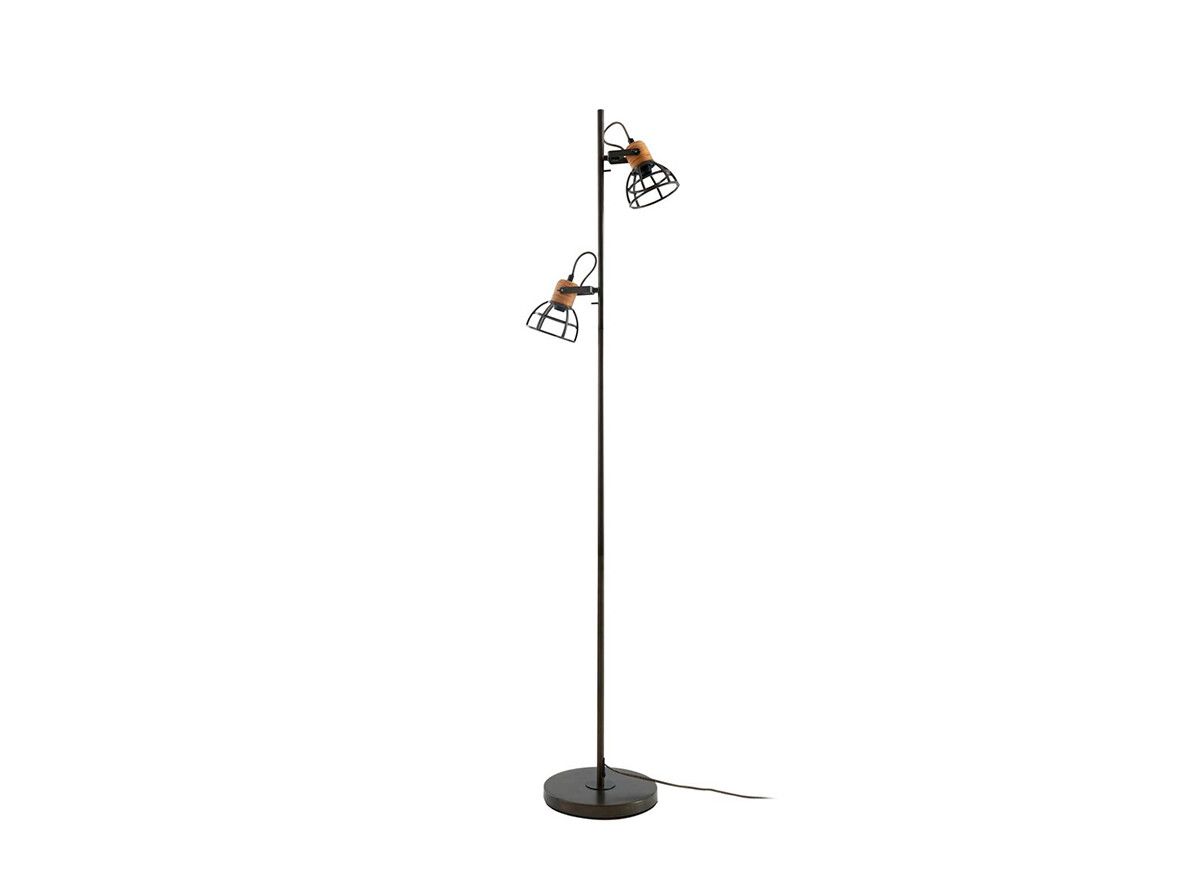 Lindby – Arinthea Golvlampa Wood/Black