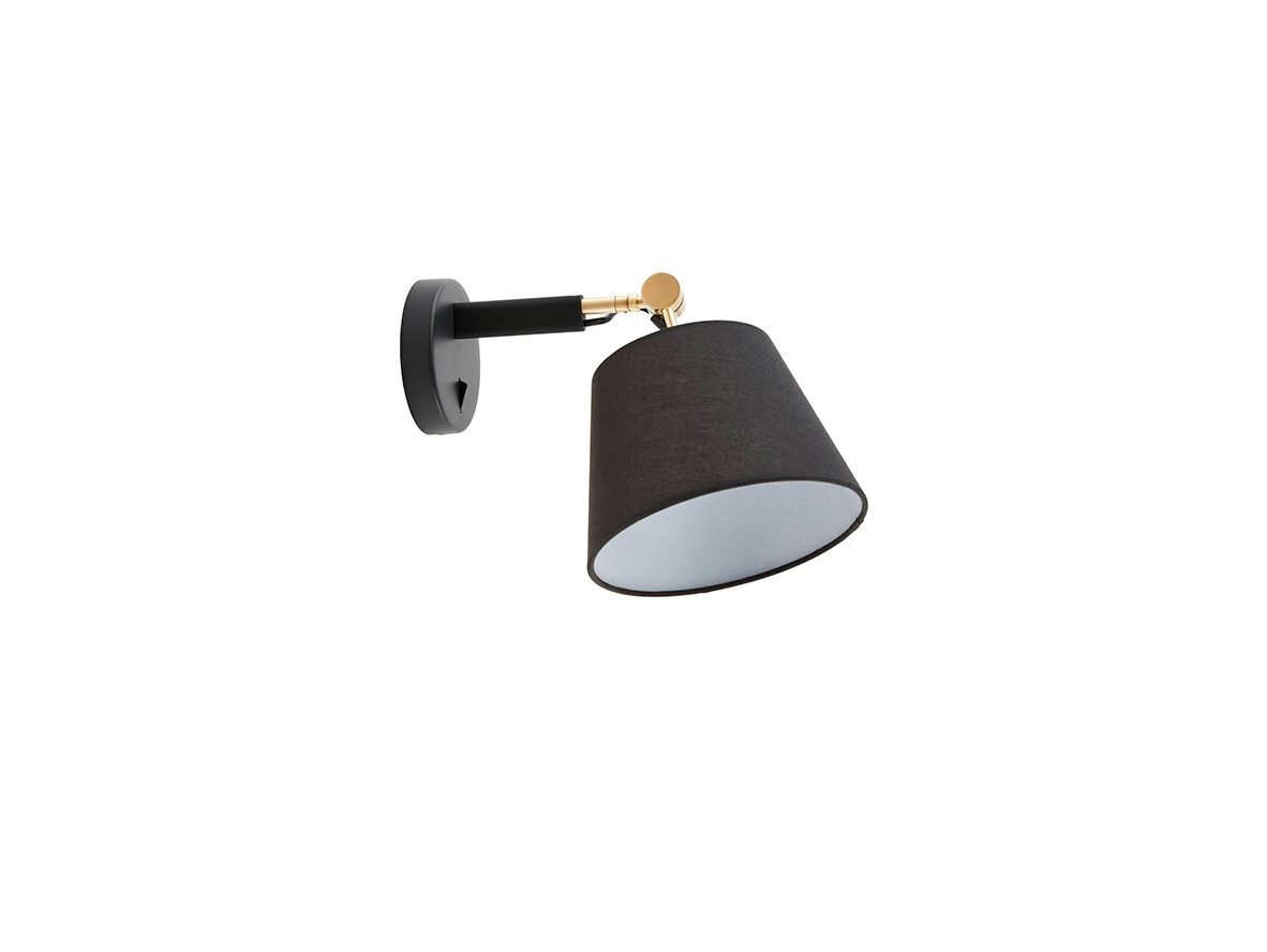 Lucande – Marvaine Vägglampa Black/Gold