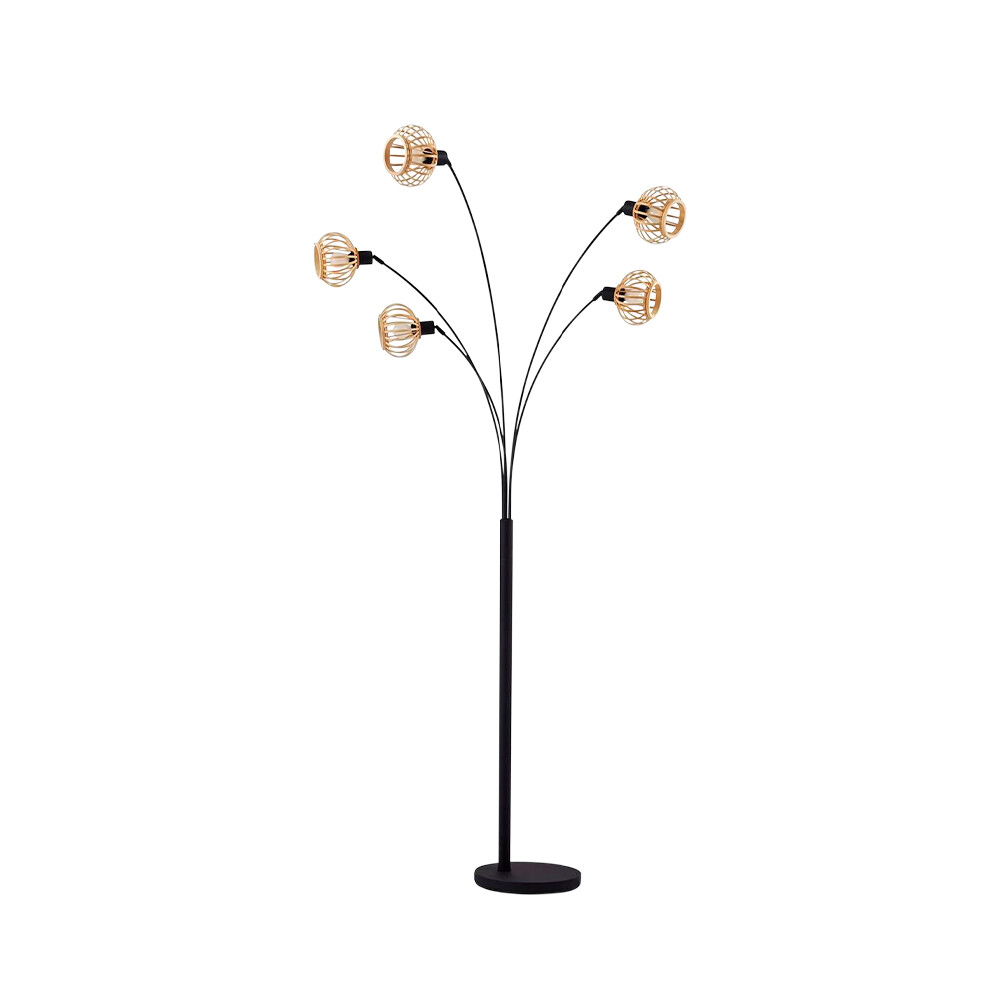 Lindby – Lielle 5 Golvlampa H190 Bambu