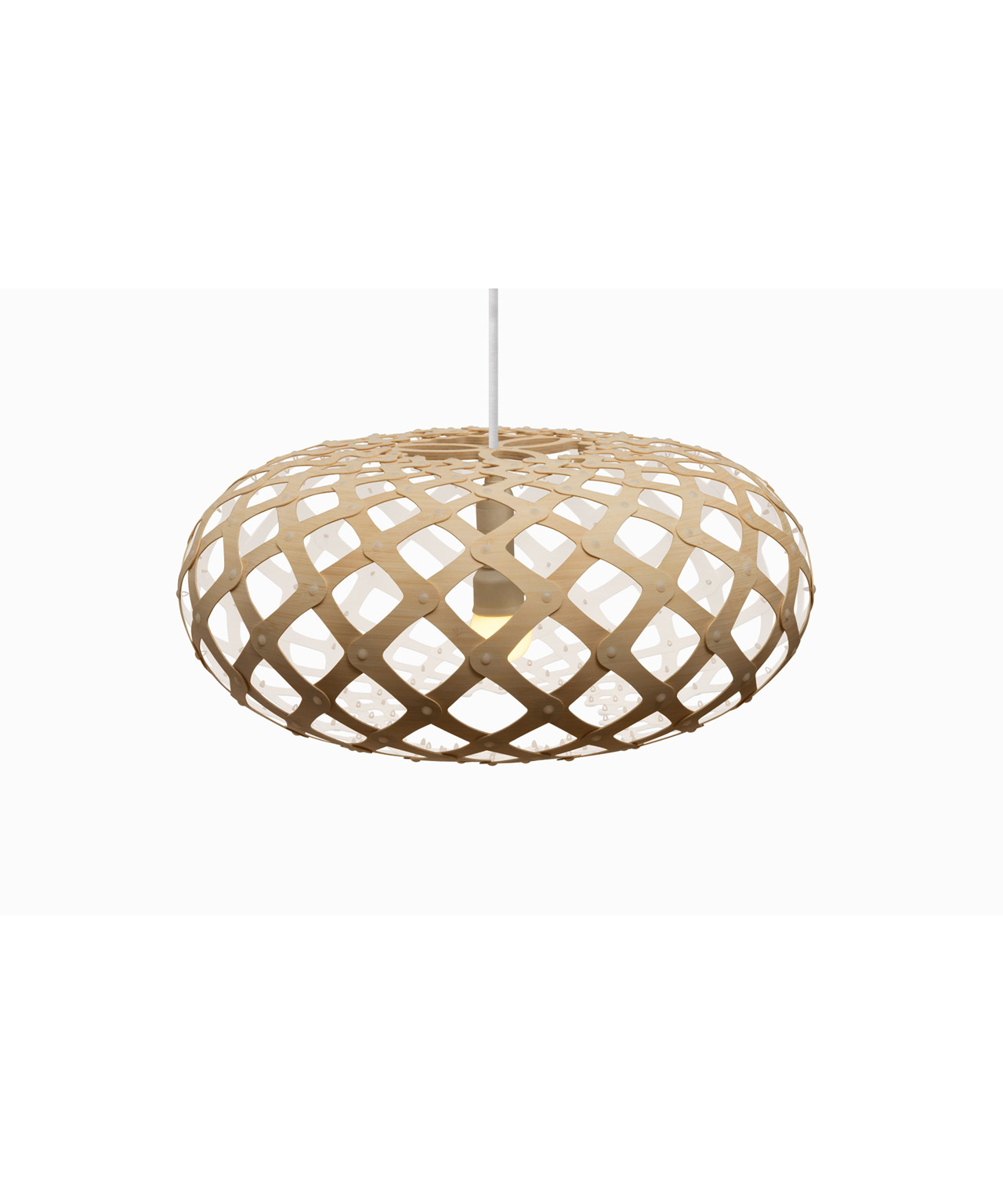 David Trubridge Kina Hvid Pendel Ø80 David Trubridge