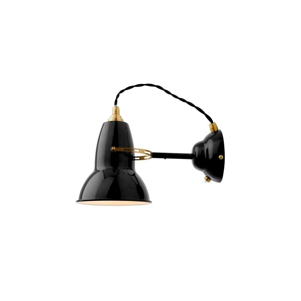 Bilde av Anglepoise - Original 1227 Brass Vegglampe Jet Black Anglepoise