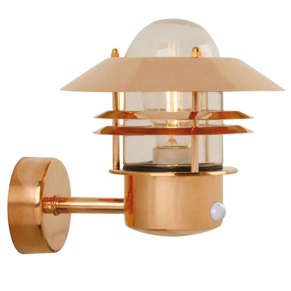 Nordlux – Blokhus Up Vägglampa w/Sensor Copper