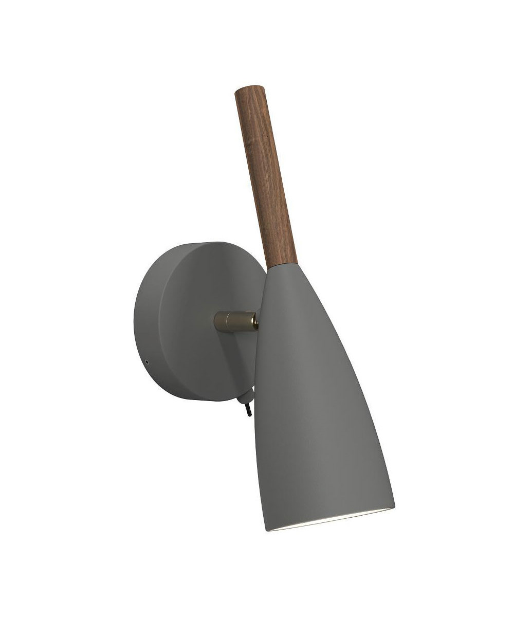 DFTP - Pure Vegglampe Grey/Walnut