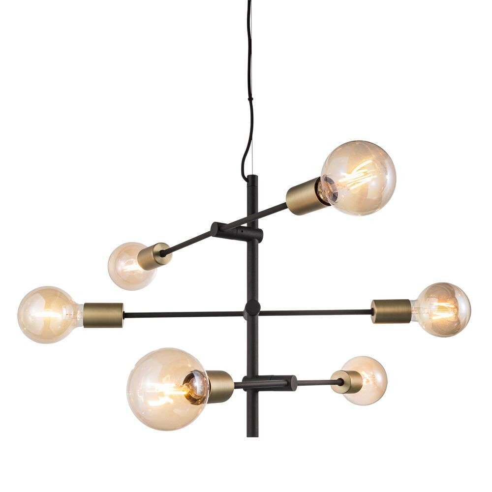 Nordlux – Josefine Taklampa Black/Brass