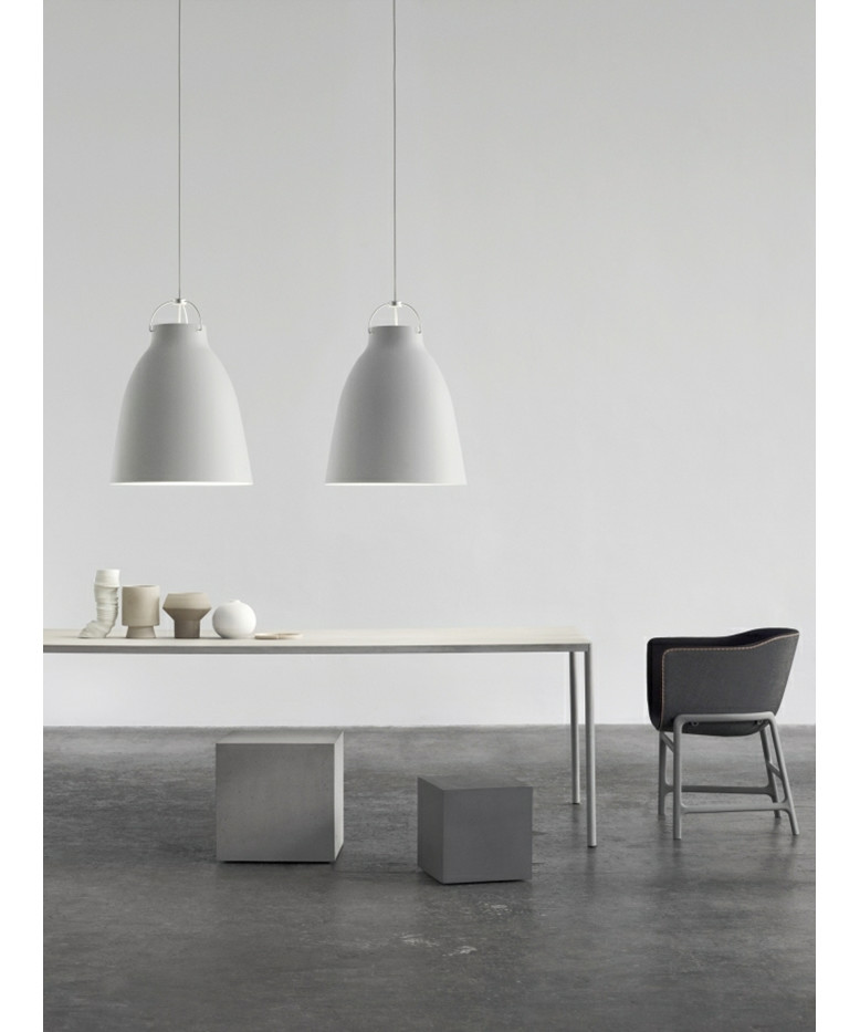 Caravaggio P4 Pendel Mat Hvid