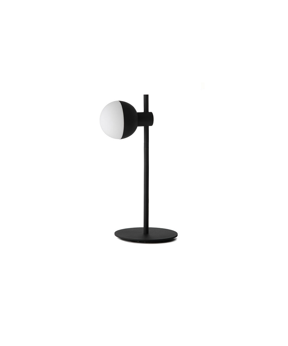 Frandsen Fabian Bordlampe Mat Sort/Opal Hvid Frandsen