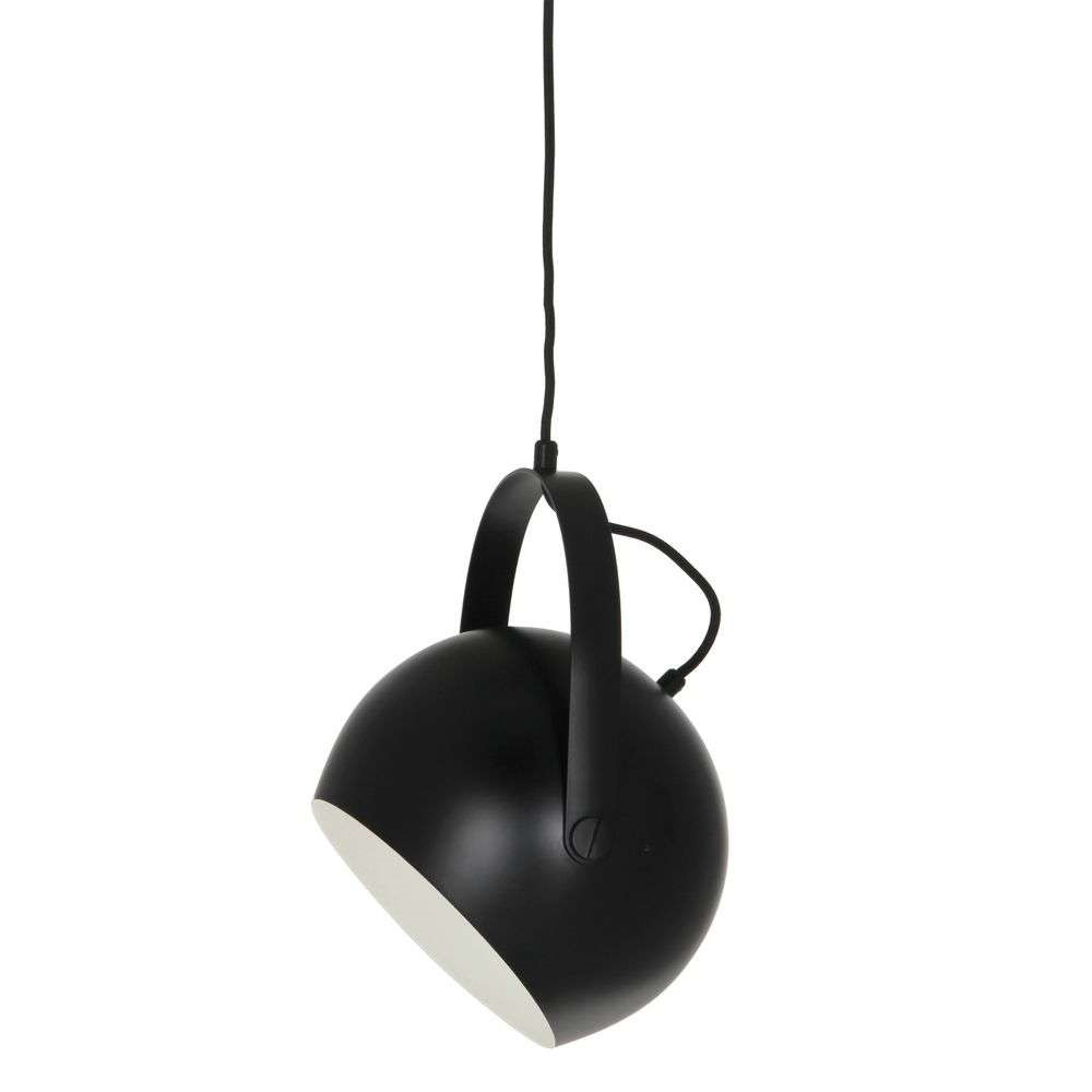 Frandsen – Ball Taklampa w/Handle Ø25 Mat Svart