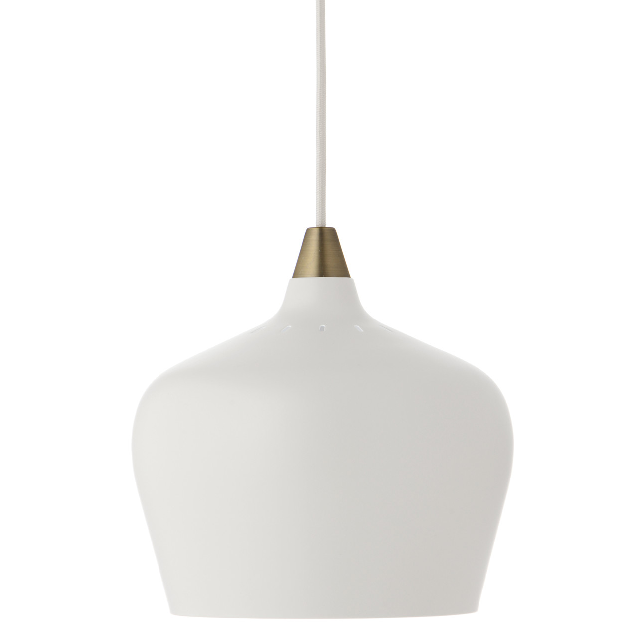 Frandsen – Cohen Large Pendel White/Brass