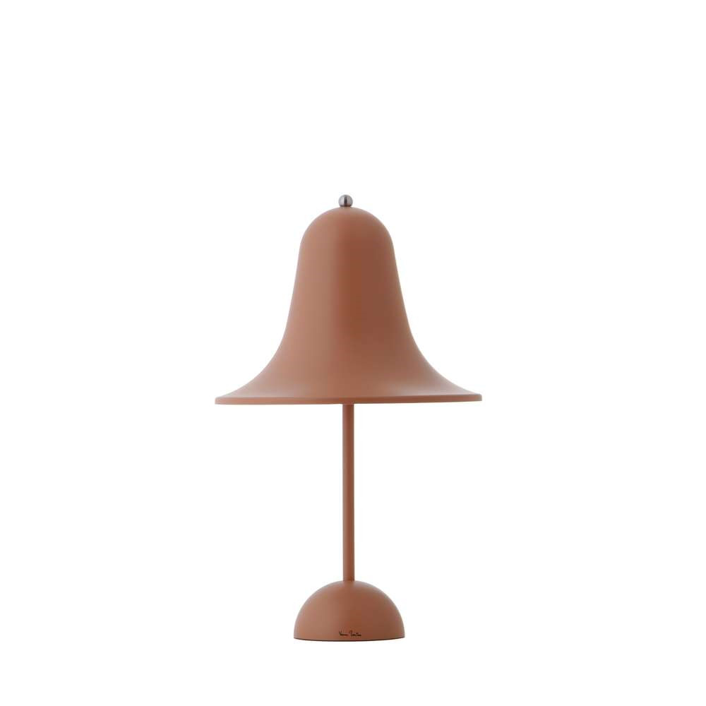 Verpan Pantop Portable Bordlampe Matt Terracotta