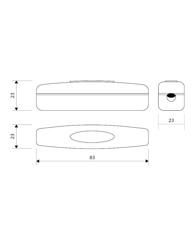 Dimmer Alldim 4-100W Sort Raxon