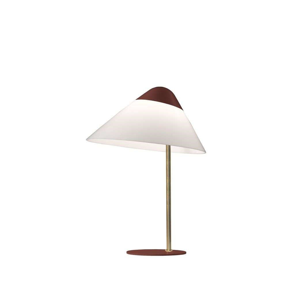 Pandul – Opala Midi Bordslampa Bordeaux/Brass