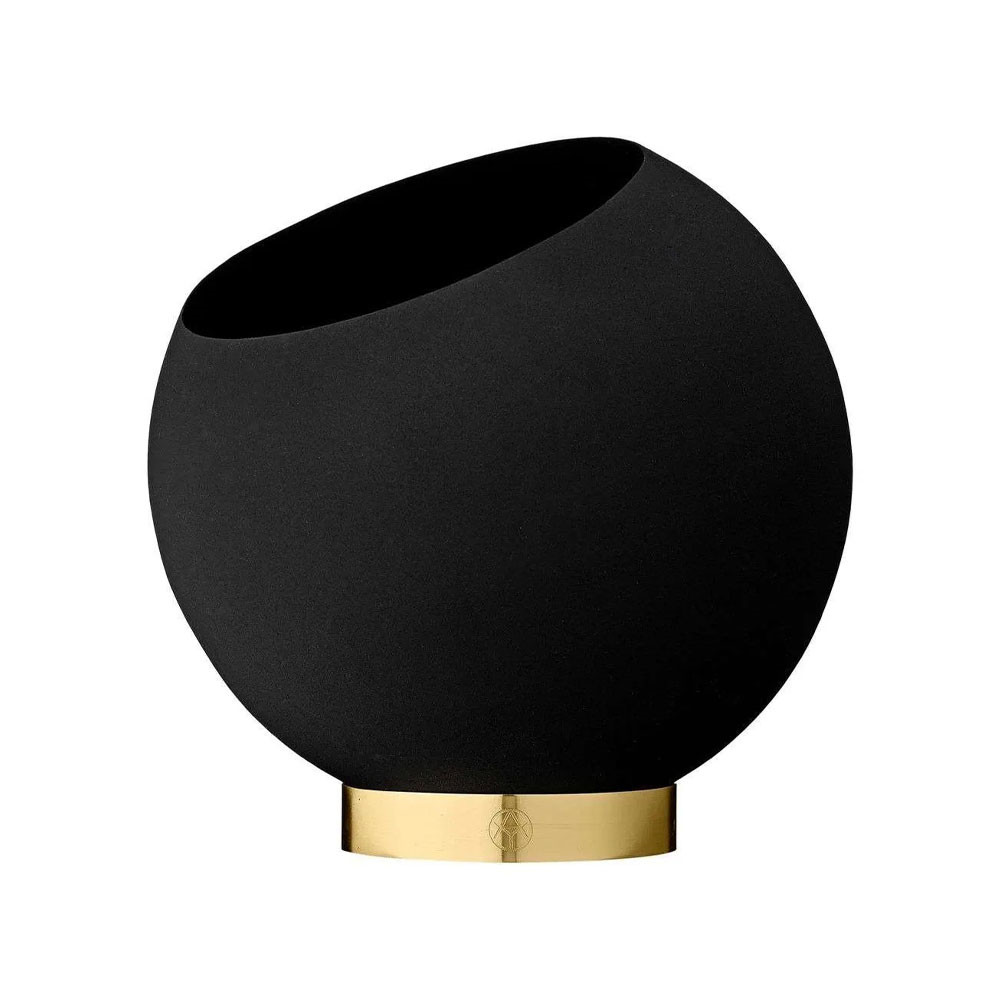 AYTM – Globe Flower Pot Ø21 Black