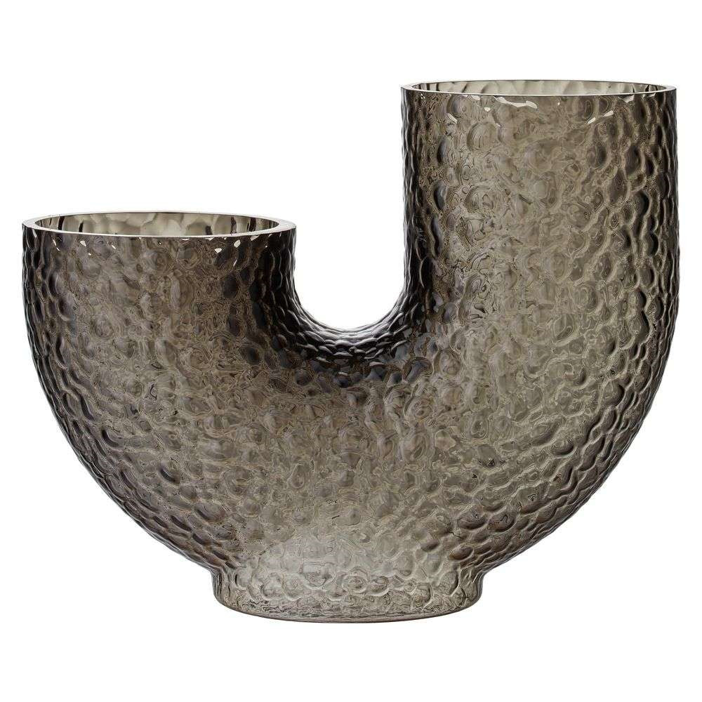 AYTM – Arura Medium Glass Vase Black