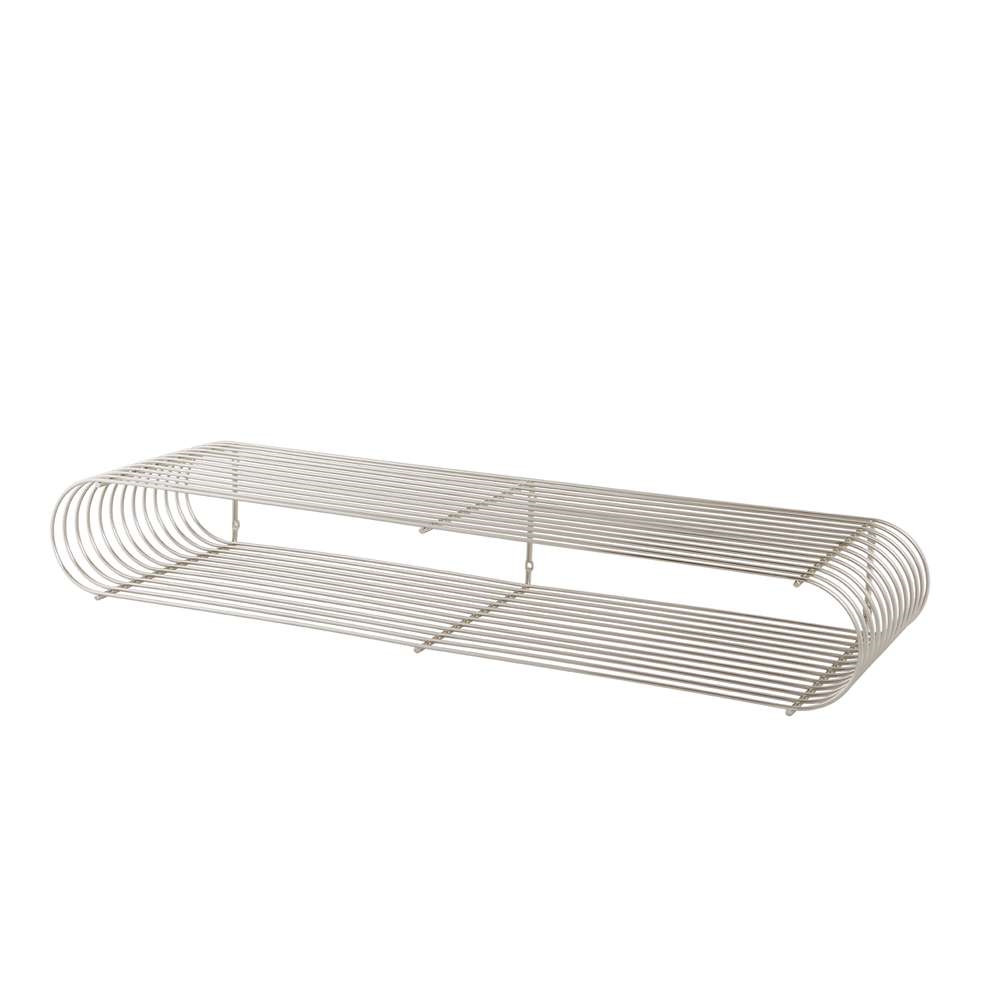 Фото - Дитячі меблі AYTM - Curva Shelf L Srebrna Metal