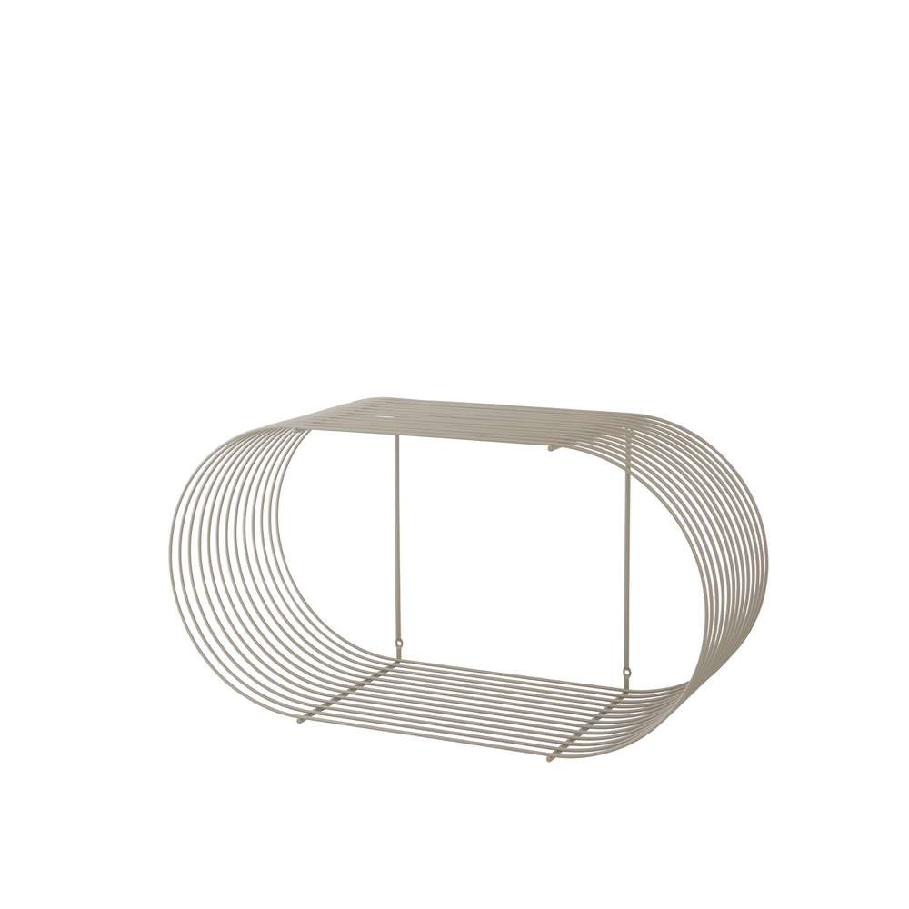 Zdjęcia - Meble dziecięce AYTM - Curva Shelf M Taupe AYTM Metal