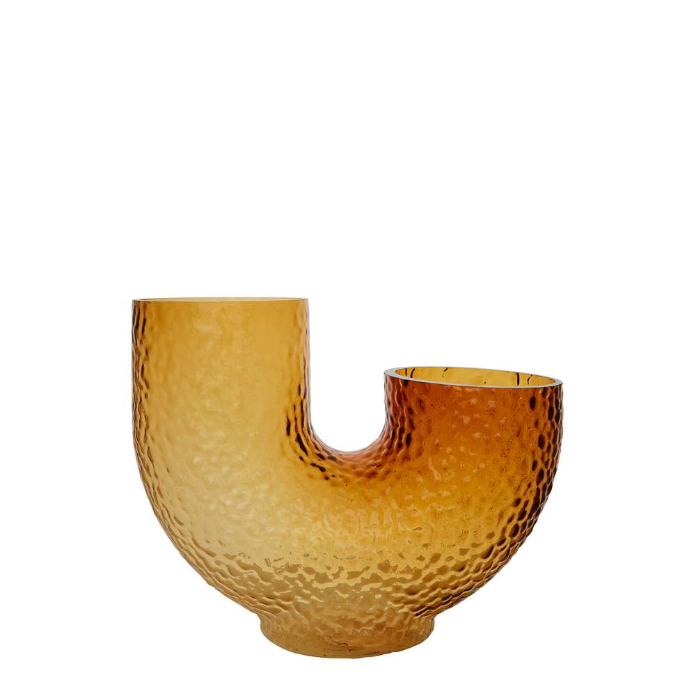AYTM – Arura Medium Glass Vase Amber