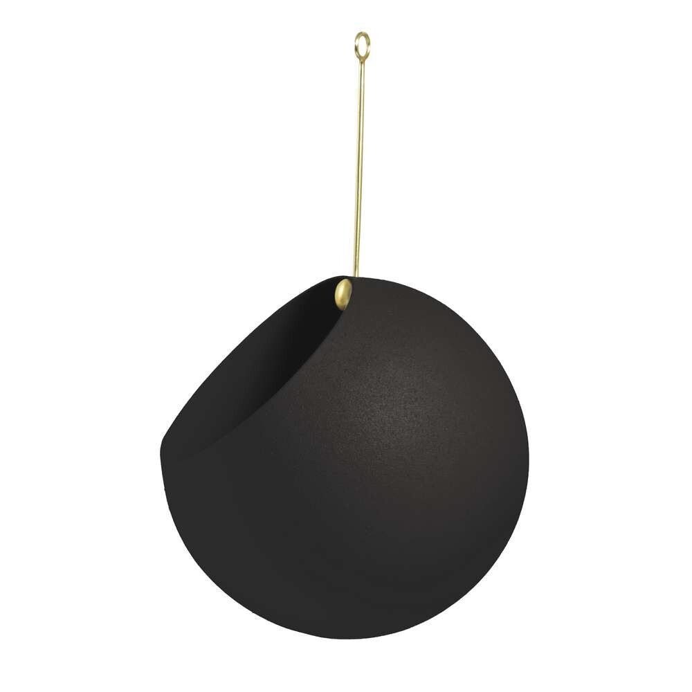 AYTM – Globe Hanging Flowerpot Ø17 Svart