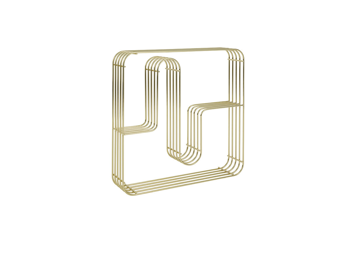 AYTM - Curva Display Shelf Square Gold