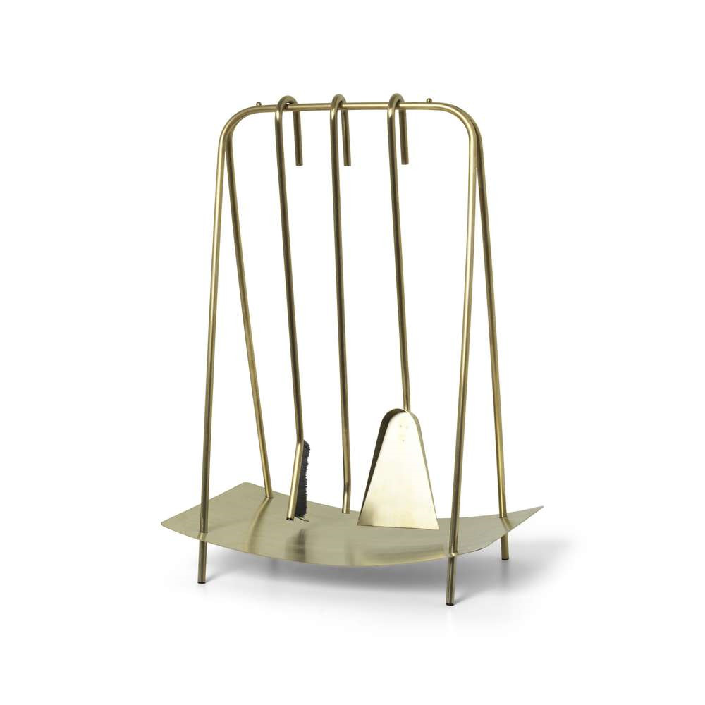 ferm LIVING – Port Fireplace Tools Brass