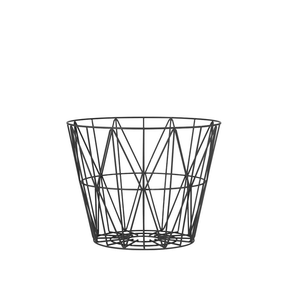 Ferm Living Wire Basket Black Small