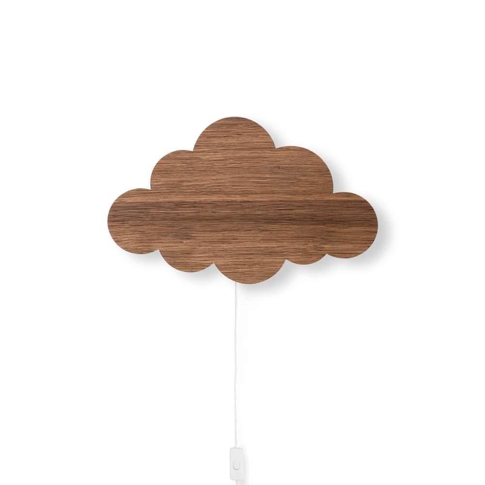 ferm LIVING – Cloud Vägglampa Smoked Oak ferm LIVING