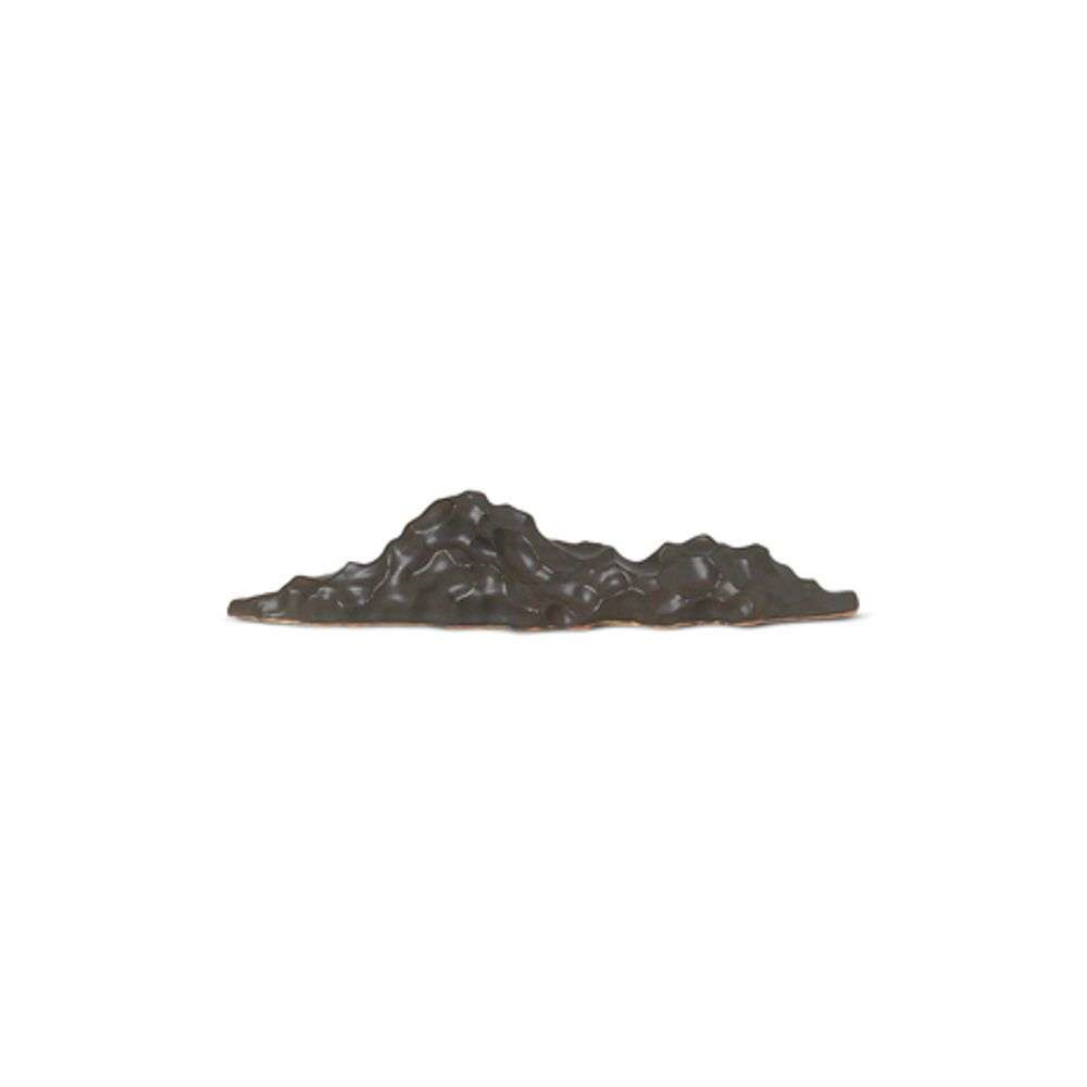 Ferm Living Berg Ceramic Sculpture Low Black