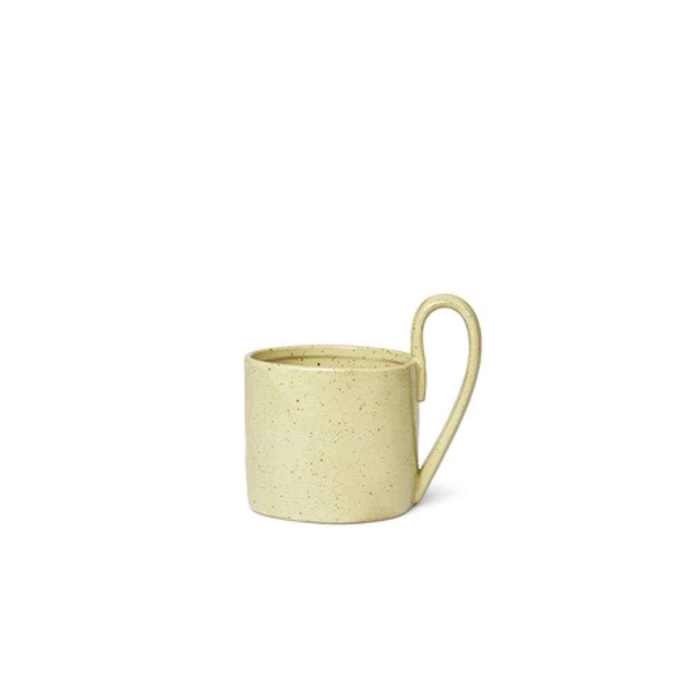 Ferm Living Flow Mug Yellow speckle