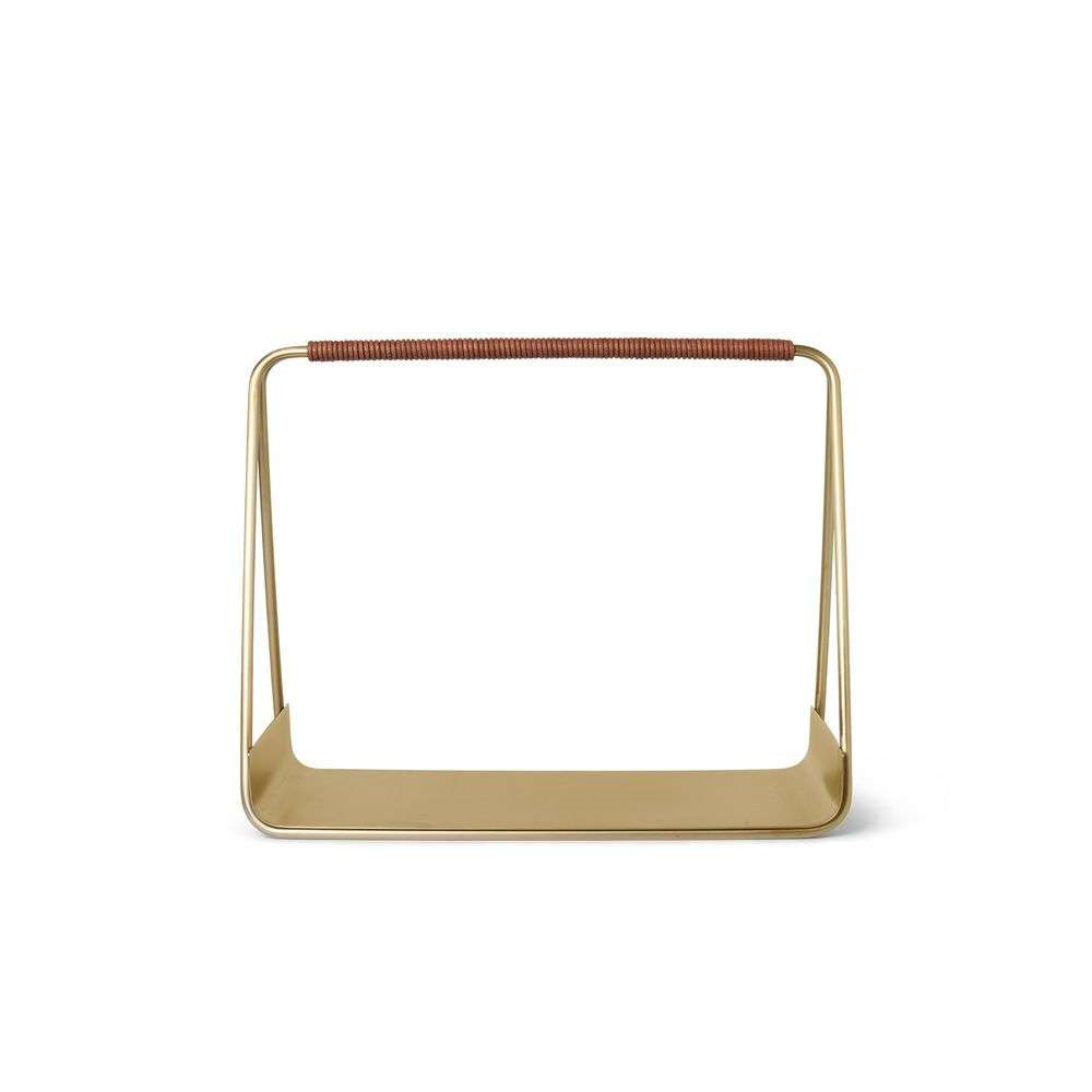 ferm LIVING – Port Wood Basket Brass ferm LIVING