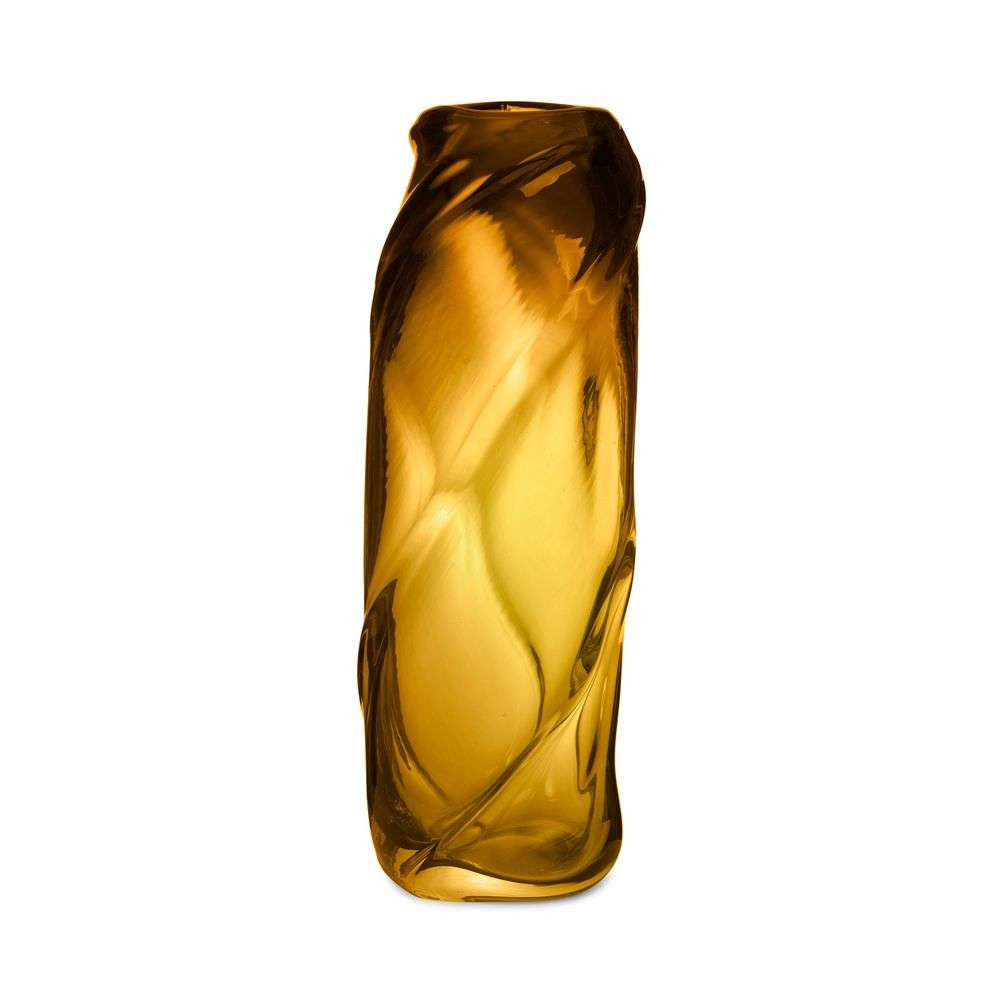 ferm LIVING – Water Swirl Vase Tall Amber ferm LIVING