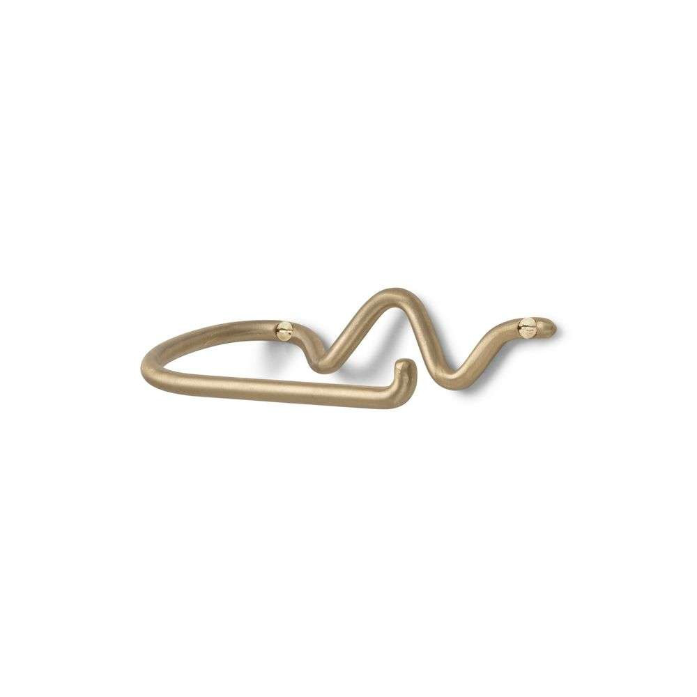 ferm LIVING – Curvature Toilet Paper Holder Brass