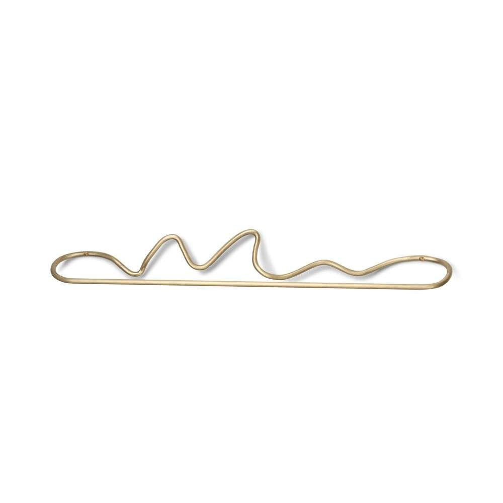 Ferm Living Curvature Towel Hanger Brass