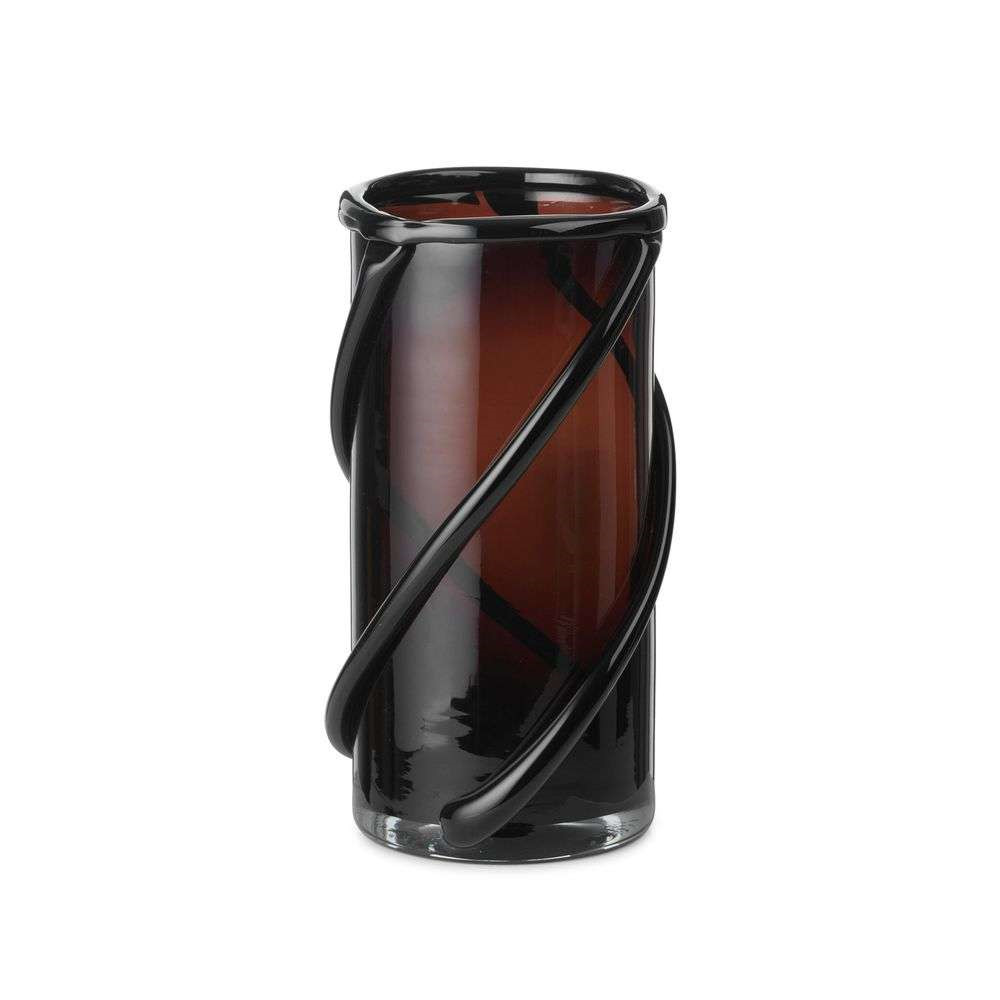 Ferm Living Entwine Vase Small Dark Amber