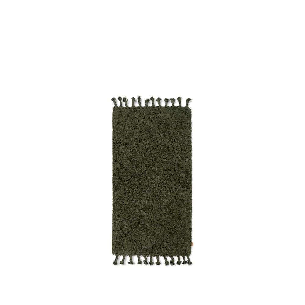 Ferm Living Amass Long Pile Runner Olive