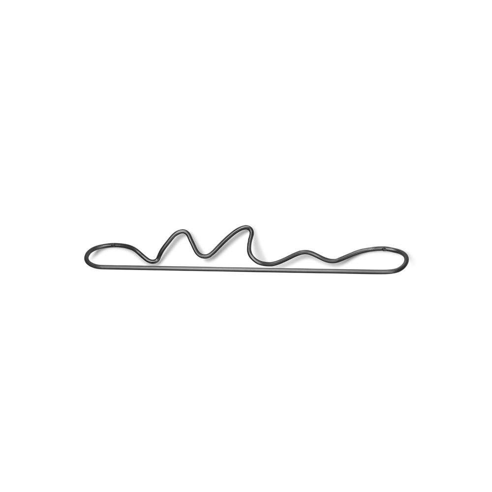 ferm LIVING – Curvature Towel Hanger Black Brass ferm LIVING