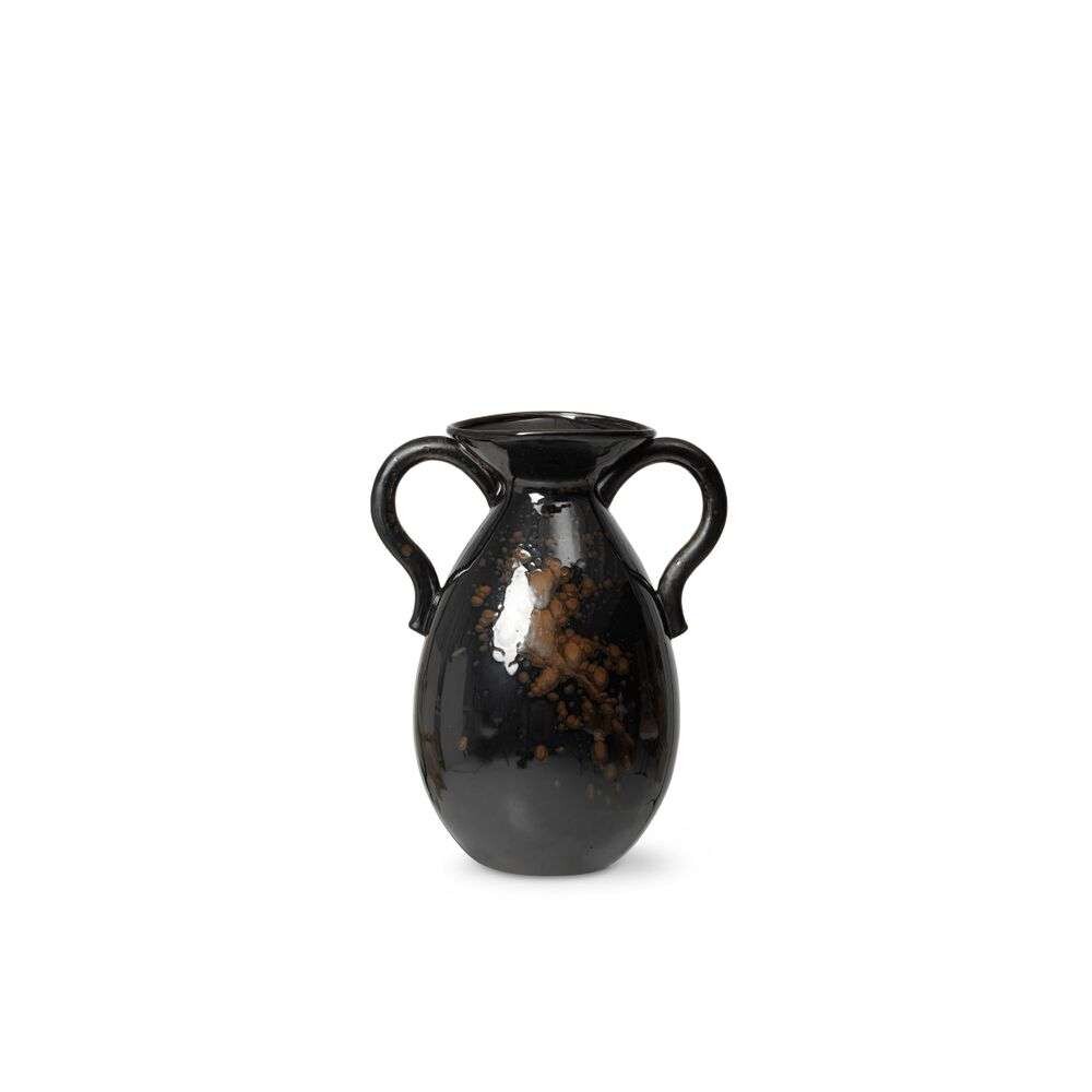 ferm LIVING – Verso Floor Vase Black/Brown ferm LIVING